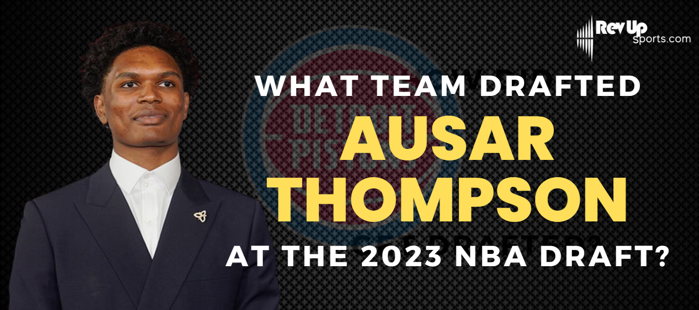 2023 NBA Draft: Ausar Thompson selected by the Detroit Pistons