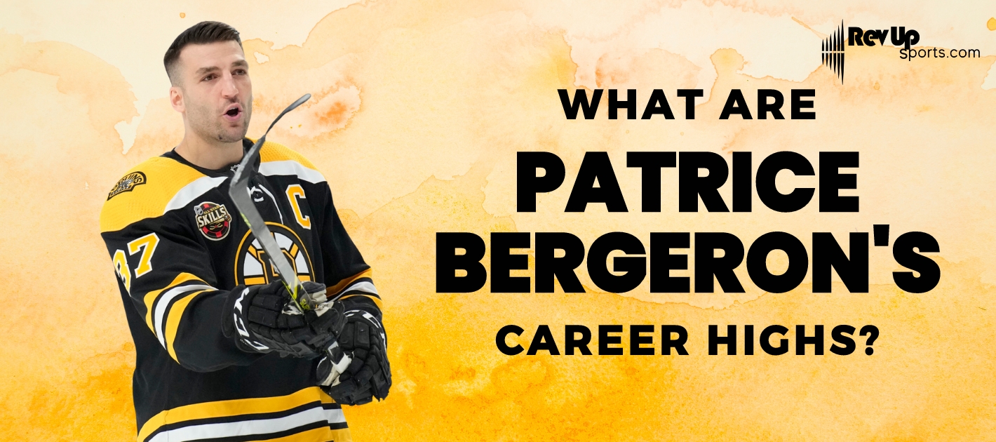 Patrice Bergeron Jerseys & Gear in NHL Fan Shop 