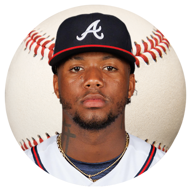 Ronald Acuna Jr Atlanta #13 Braves Youth Player Name Number T