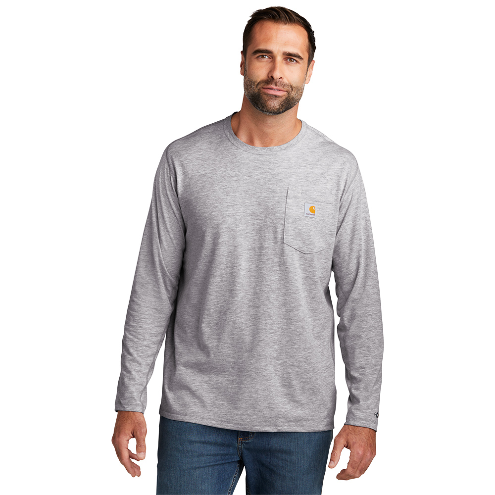 Carhartt Force Men's Long Sleeve Pocket T-Shirt | Ultimate Performance ...
