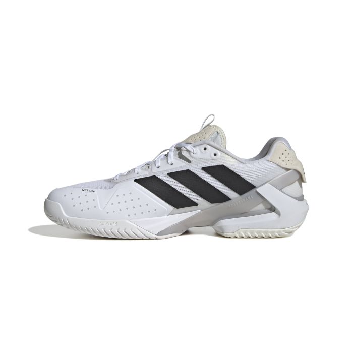 adidas Adizero Ubersonic 5 Tennis Shoes - Men's - Cloud White / Silver - 7