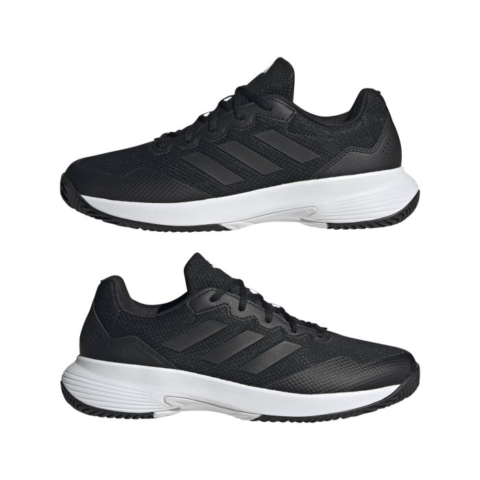 adidas gazelle silver green womens adidas Men's Gamecourt 2 Tennis Shoe 10 White/Black/White main image 1