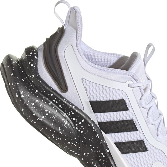 adidas Alphabounce+ Mens Running Shoes in White and Black