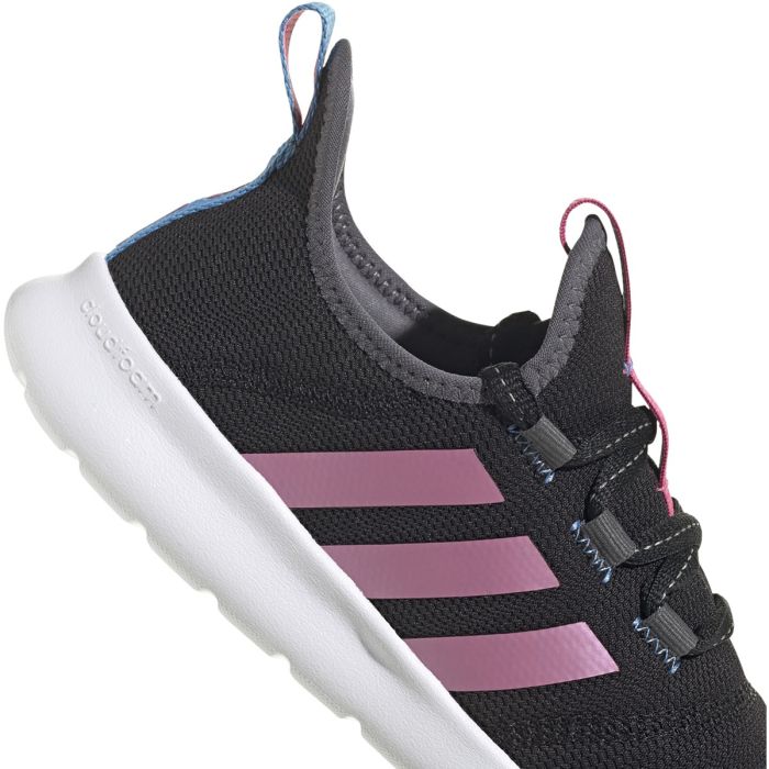 Adidas cloudfoam women's black and pink deals