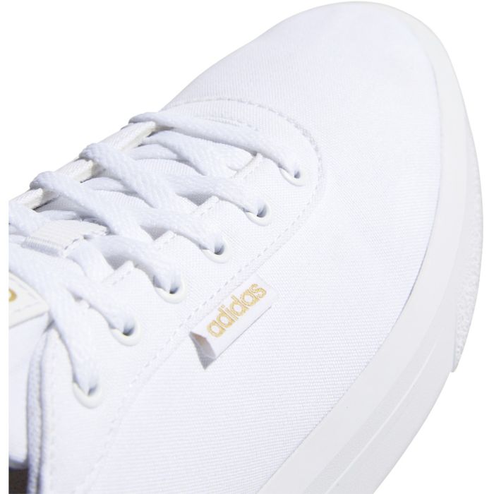 adidas gazelle silver green womens court platform cln shoes cloud white / cloud white / cloud white –  Footway.com main image 1