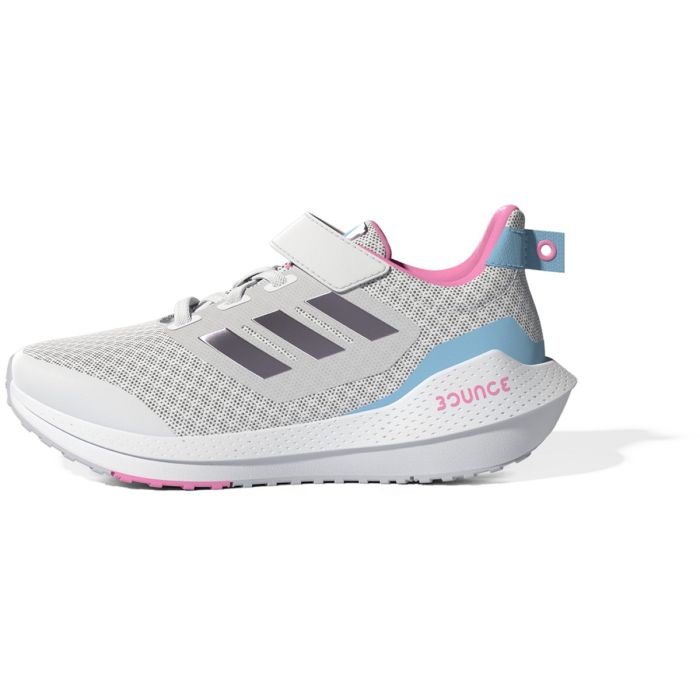 adidas gazelle silver green womens adidas Kids Fortarun 2.0 Cloudfoam Elastic Lace Shoes Shadow Violet / Cloud White / Bliss Lilac / 12.5 main image 1