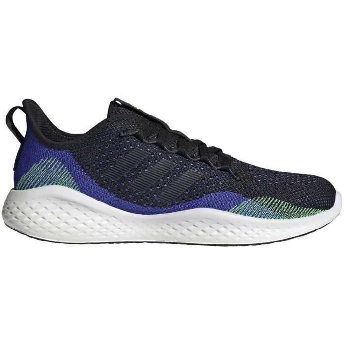 adidas Fluidflow 2.0 Mens Running Shoes in Black and Blue