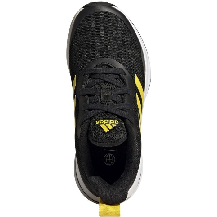 adidas FortaRun Kids Running Shoes in Black GX7142