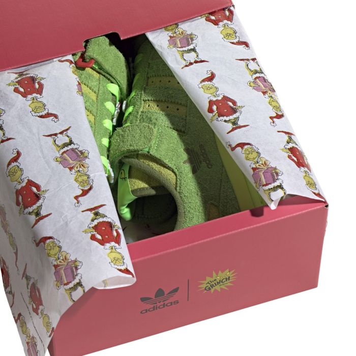 adidas gazelle silver green womens Adidas Forum Low The Grinch J main image 1