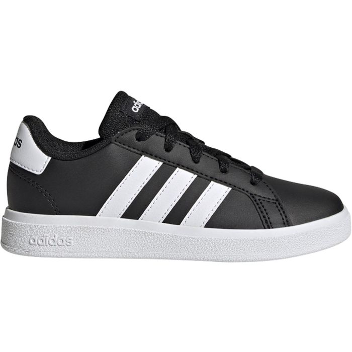 adidas Grand Court 2.0 Kids Tennis Shoe in Black GW6503