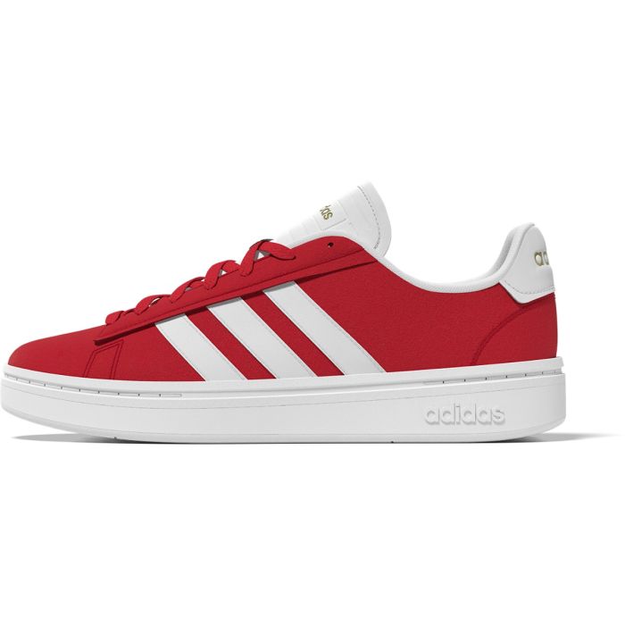 adidas gazelle silver green womens adidas Women's Stella McCartney Court Tennis Shoes (White/Silver Metallic/Wonder Blue) 10 main image 1