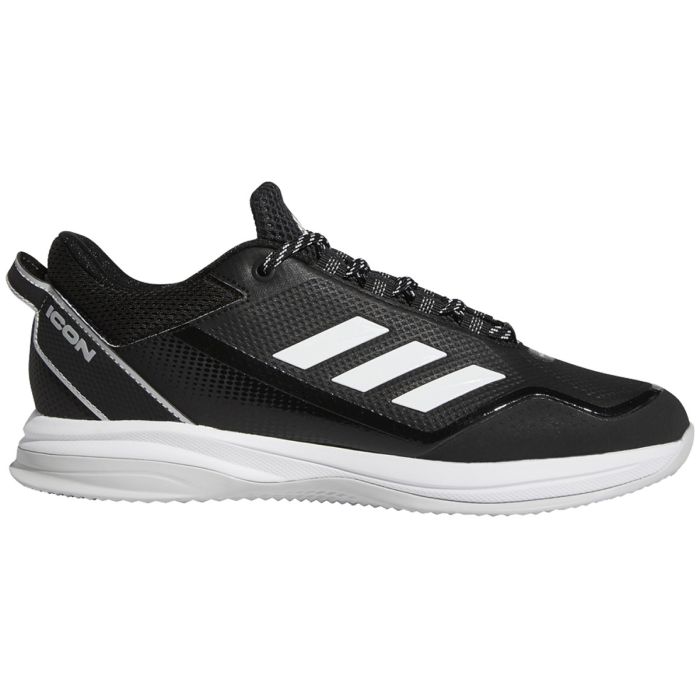 adidas gazelle silver green womens Used Adidas Icon Bounce Low Size 5.5 Metal Cleats – cssportinggoods main image 1