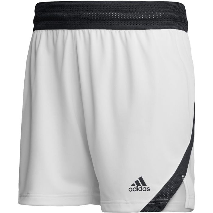 White adidas basketball shorts top