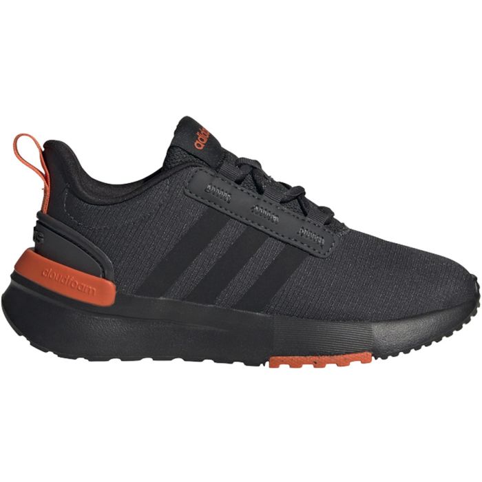 adidas Racer TR21 Kids Running Shoes in Black and Orange GZ7219