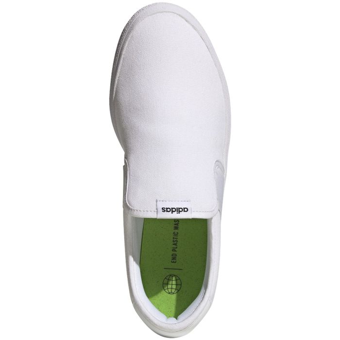 adidas Vulc Raid3r Men s Slip On Skater Shoes in White
