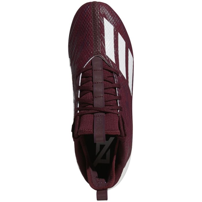 adidas Adizero Scorch Men's Football Cleats in Maroon Unleash