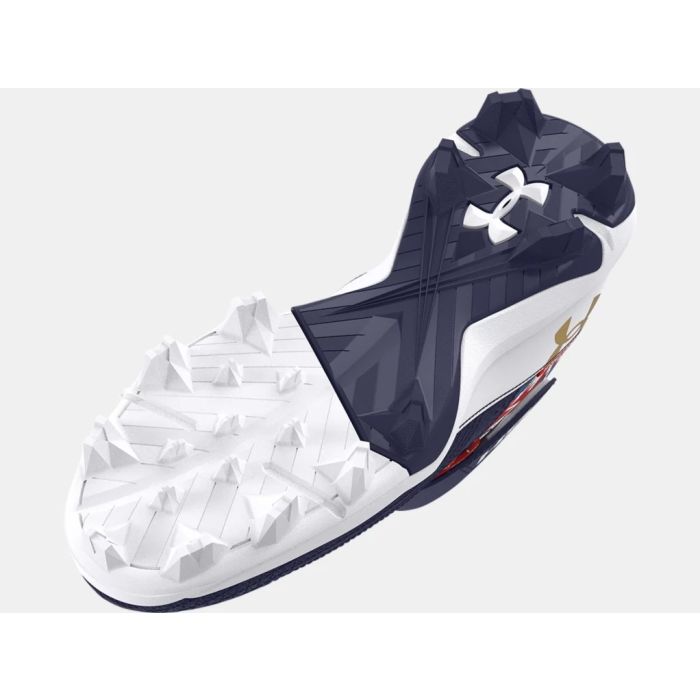 Under Armour Harper 7 Mid USA RM Youth Baseball Cleats 3025599 400