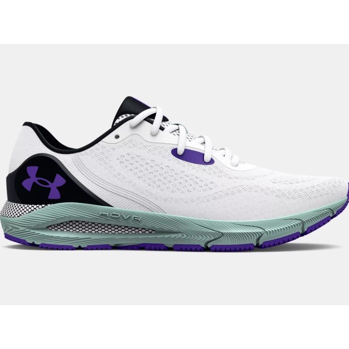 Under Armour HOVR Sonic 5 Women s Running Shoes in White and Purple 3024906 103