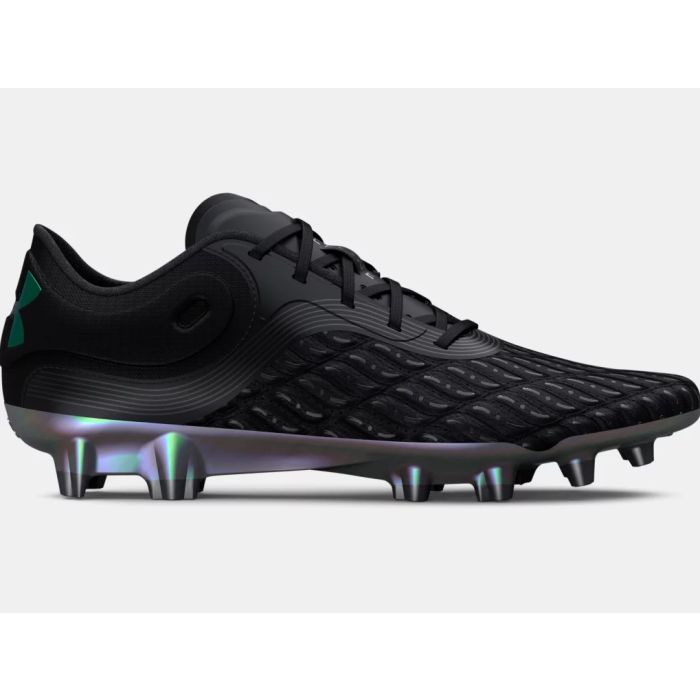 Under armour soccer cleats black hot sale