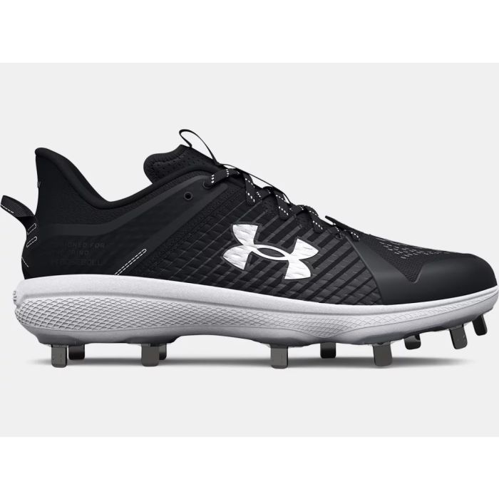 Under armour baseball cleats white on sale