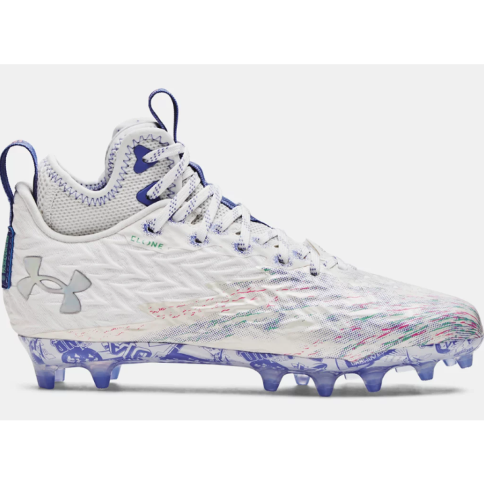 White under armour cleats football sale
