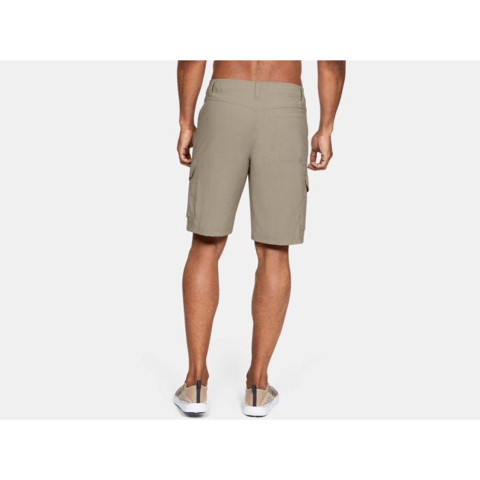 Under Armour Storm Fish Hunter Mens Cargo Shorts in City Khaki Summit White 1304649 300