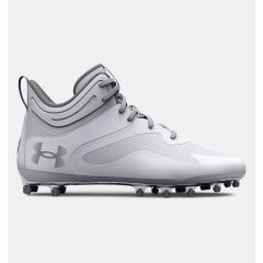 Under Armour Men's UA Command MC Mid Lacrosse Cleats Footwear - Durable and Abrasion Resistant