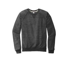 Jerzees Snow Heather French Terry Mens Raglan Crew Sweatshirt