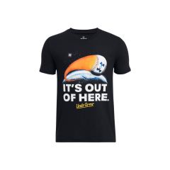 Under Armour Boys Out Of Here Baseball Short Sleeve Shirt - Super-Soft Cotton Blend Comfort