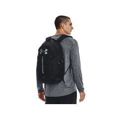 Under Armour Hustle 5.0 Backpack in White-Black | 1361176-100