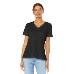 Bella Canvas Relaxed Jersey Short Sleeve Womens V-Neck T-Shirt