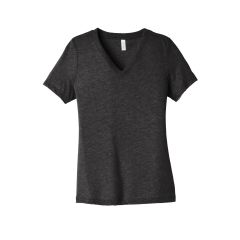 Bella Canvas Relaxed Triblend V-Neck Womens T-Shirt