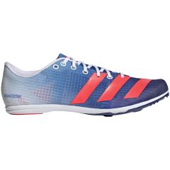 mens blue pink and white adidas track & field shoes