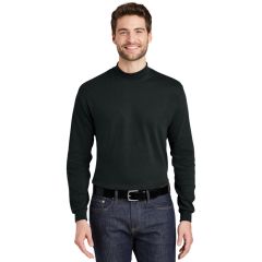 Port Authority Interlock Knit Mens Mock Turtleneck