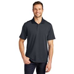 Port Authority Fine Stripe Performance Mens Short Sleeve Polo Shirt
