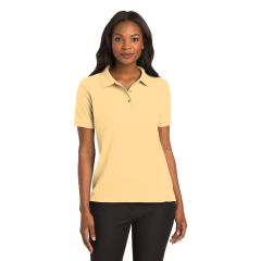 Port Authority Silk Touch Womens Short Sleeve Polo Shirt