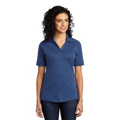 Port Authority Silk Touch Interlock Performance Womens Short Sleeve Polo Shirt
