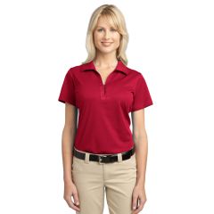 Port Authority Tech Pique Womens Short Sleeve Polo Shirt