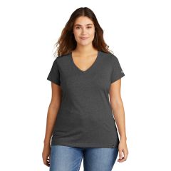 New Era Heritage Blend V-Neck Short Sleeve Womens T-Shirt