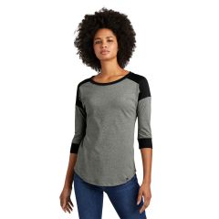 New Era Heritage Blend Three-Quarter Sleeve Baseball Raglan Womens T-Shirt