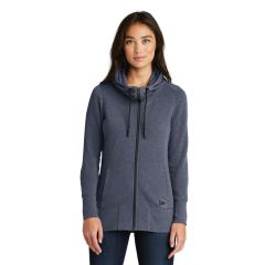 New Era Tri-Blend Fleece Womens Full Zip Hoodie