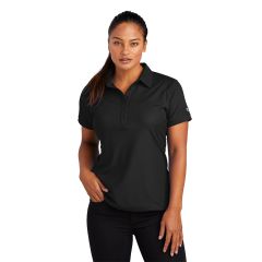 OGIO Jewel Womens Short Sleeve Polo Shirt in Blacktop | LOG101