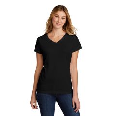 Port and Company Tri-Blend Womens V Neck T-Shirt