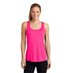 Sport-Tek PosiCharge Competitor Womens Racerback Tank in Neon Pink | LST356