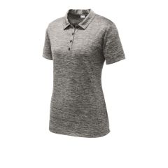 Sport-Tek PosiCharge Electric Heather Womens Short Sleeve Polo Shirt