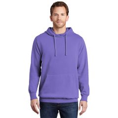 Port and Company Beach Wash Garment Dyed Mens Pullover Hooded Sweatshirt