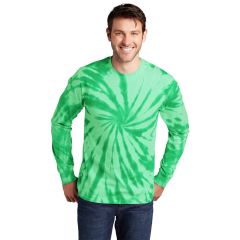 Port and Company Tie-Dye Mens Long Sleeve T-Shirt