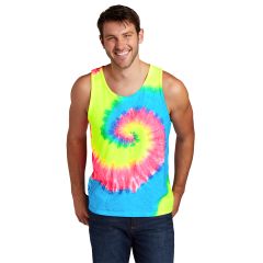 Port and Company Tie-Dye Mens Tank Top