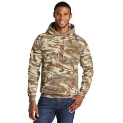 Port and Company Core Fleece Mens Camo Pullover Hooded Sweatshirt