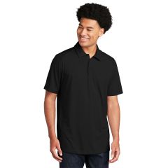 Sport-Tek PosiCharge Tri-Blend Wicking Mens Short Sleeve Polo Shirt